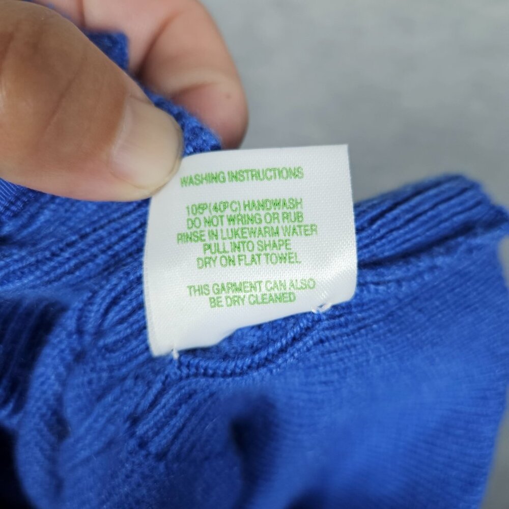 Johnstons Of Elgin Blue 100% Cashmere Golden Button Cardigan 40" 102cm - Picture 5 of 11